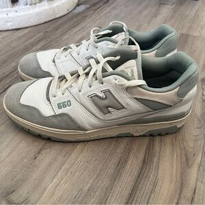 New balance NB 550 men’s 11.5 white/juniper green